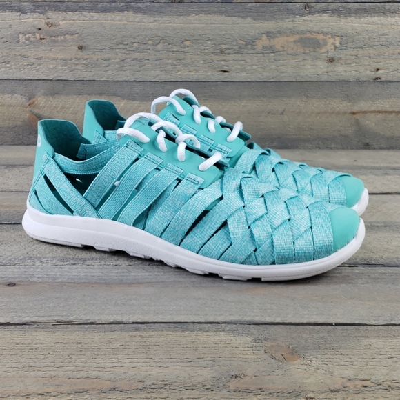 New Merrell Atlantis Weave Lace Up Flat Aqua - Picture 1 of 7